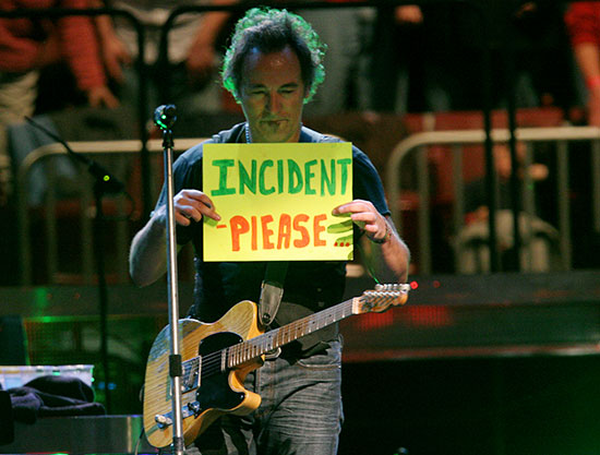 Bruce Incident Sign